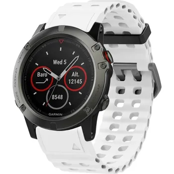 Příslušenství k chytrým hodinkám VSECHNONAMOBIL 118656 OCEAN QuickFit Univerzální řemínek pro Garmin - šířka 26mm bílý