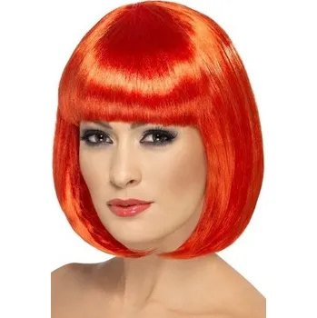 Karnevalová paruka Dámská paruka Partyrama - Červená