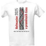 Tričko s potiskem Heřmanice 2025 white pánské