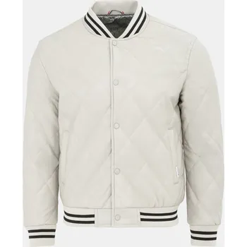 Pánská casual bunda Firetrap PU Quilt Jacket Mens White XS
