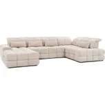 Rohová pohovka pravá Magnelio U III s elektricky vysouvatelným sedákem - Meble Bogart catch me 01 342x87 cm