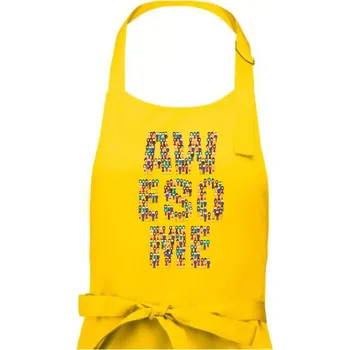 Kuchyňská zástěra Awesome sign people - Pánská zástěra na vaření - Univerzální velikost ( Žlutá )