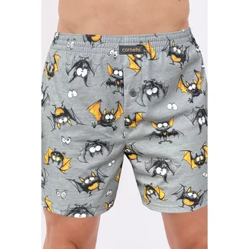 Boxerky Pánské boxerky CORNETTE CLASSIC 001/182 šedá 5XL 0