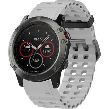 Ostatní příslušenství k chytrým hodinkám VSECHNONAMOBIL 118661 OCEAN QuickFit Univerzální řemínek pro Garmin - šířka 26mm šedý