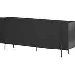 Komoda 200 Malmi - Meble Bogart Černý mat - černá 200x87 cm