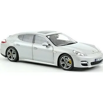 autíčko Norev Porsche Panamera Turbo 2009 Stříbrná