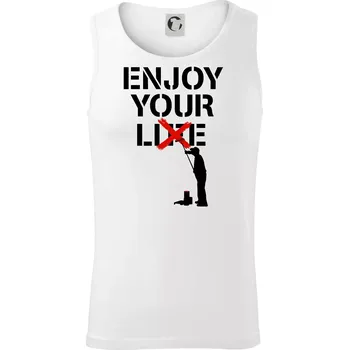 Enjoy Your Lie - Tílko pánské Core - S ( Bílá )