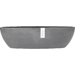 Výsadbová miska Ecopots Sofia plastová 56 x 14 x 16 cm šedá