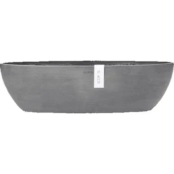 Výsadbová miska Ecopots Sofia plastová 56 x 14 x 16 cm šedá