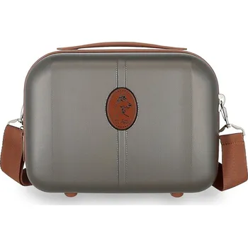 Kosmetická taška JOUMMA BAGS EL POTRO Ocuri Grey, Cestovní kosmetický příruční kufřík, 21x29x15cm, 5123921