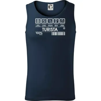 Čárový Kód Turista - Tílko pánské Core - L ( Námořní modrá (velmi tmavá - téměř černá) )