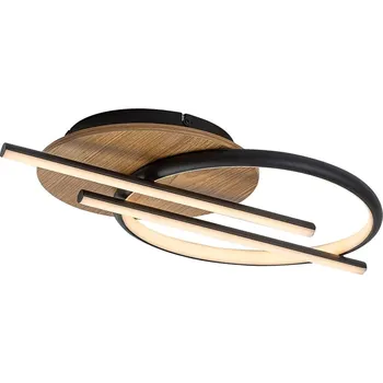 Rabalux 98071404 LED přisazené stropní svítidlo Arash | 40W integrovaný LED zdroj | 2200lm | 3000+4000+6500K + sada - Trio LED žárovka 2x10W | E27 | 3000K | 806lm