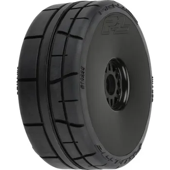 RC náhradní díl Pro-Line kolo 1:8 Menace HP BELTED Speed Run, disk Mach 10 černý H17 (2)