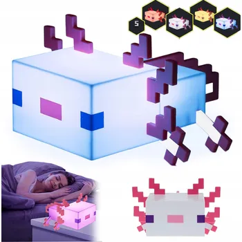 Dětské svítidlo Noční LED Zvířátko 5 Barev Nabíjená USB Dekorace Stojící K Psacímu Stolu