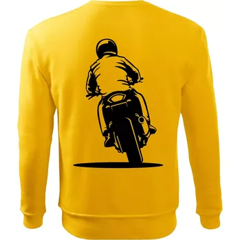Pánská mikina Motorkář na zádech - silnice - Mikina Essential pánská - S ( Žlutá )