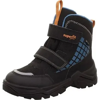 Dětská treková obuv SUPERFIT chlapecká zimní obuv SNOW MAX 1-002022-0030-2 černá/modrá GORETEX 33