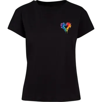 Pánské tričko Ladies Pride Splash Tee - black 3XL