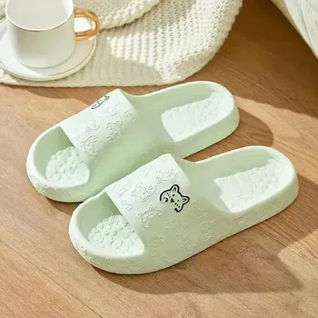 Dámské pantofle Letní EVA pantofle – koupelna, pláž, pohodlné Barva: Zelená, Velikost: 42-43