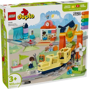 Hračka LEGO DUPLO Vláček interaktivní na baterie Světlo Zvuk 10428 STAVEBNICE | 36898