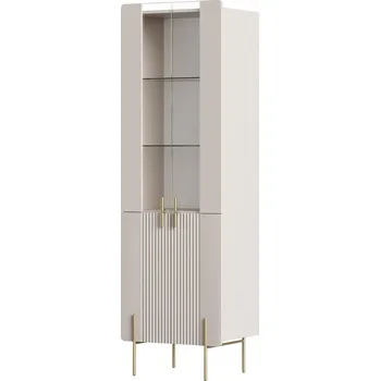 Knihovna Vitrína 60 Malmi - Meble Bogart Kašmír-zlatá 60x190 cm