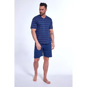 Pánské pyžamo PÁNSKÉ PYŽAMO KR 330 W/25 džínovina M