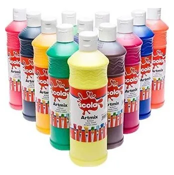 Vodová barva JUMANIKA ARTMIX Tempera základní 600 ml Barva: červená