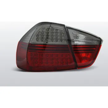 Zadní světlomet Zadní světla diodové, BMW E90, 2005-2008, ČERVENÁ SMOKE LED INDIC. (58.LDBM68)