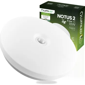 Kulatý Stropní Svítidlo Lumiled 33 x 6 cm bílé E27 Stropní svítidlo