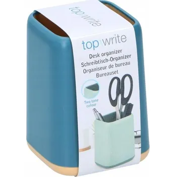 Psací stůl Organizér na psací stůl, pomůcka na pera, pastelky, modrá barva