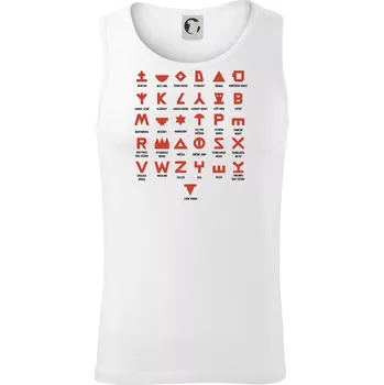 Muttichovy značky - Krkonoše - Tílko pánské Core - S ( Bílá )