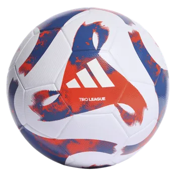 Fotbalový míč Adidas Tiro League TSBE bílá/modrá/oranžová UK 4