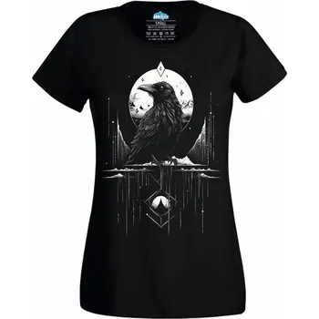 Dámské tričko Havraní Proroctví (Velikost: 4XL, Barva: Černá)