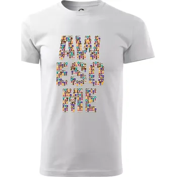 Awesome sign people - Triko extra velké (5-8XL) - 6XL ( Bílá )