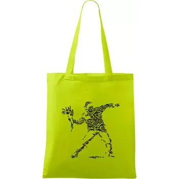 Flourish Vandalism - Taška bavlněná - 42 x 38 cm ( Limetková )