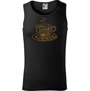 Coffee - parts of a Coffee - Tílko pánské Core - 2XL ( Černá )