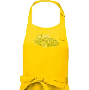 Kuchyňská zástěra Beetle car parts - Pánská zástěra na vaření - Univerzální velikost ( Žlutá )
