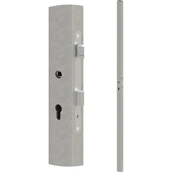 Stavební profil pozinkovaný profil 60 x 40 x 1,5 mm se zámkem, délka 2 m - profil 60 x 40 x 1,5 mm, délka 1,5 m nebo 2 m, zapuštěný zámek s roztečí 90 mm, vhodné pro rám brány, branky