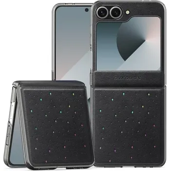 Pouzdro na mobilní telefon DUX 118676 DUX STEX Obal s třpytkami pro Samsung Galaxy Z Flip7 FE 5G / Flip6 5G černý