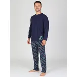 Evona Pánské dlouhé pyžamo P ANATOL s motivem kol Velikost: L