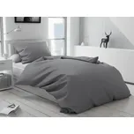 Krepové povlečení Lux šedé knoflík 71191551