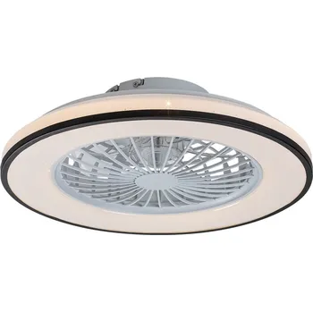 Rabalux 98071331 LED ventilátor s osvětlením Dalfon2 | 48W integrovaný LED zdroj | 2800lm | 3000-6500K + sada - Trio LED žárovka 2x10W | E27 | 3000K | 806lm