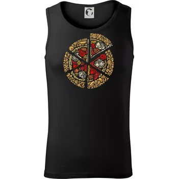 Pizza icons - Tílko pánské Core - XL ( Černá )