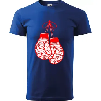 Pánské tričko Brain Gloves - Triko extra velké (5-8XL) - 6XL ( Královská modrá )