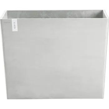 Květináč Květináč Ecopots plastový Ø 81,6 cm 85,2 x 39,5 x 65,8 cm šedý