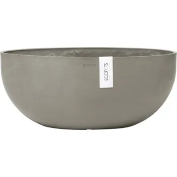 Květináč Květináč Ecopots Sofia plastový Ø 39,3 cm 40,8 x 23,7 x 17,5 cm hnědy