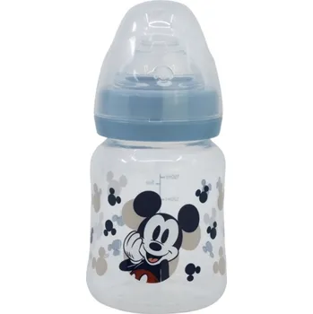 STOR Kojenecká láhev Mickey Mouse s antikolikovým systémem, 150ml, 10401