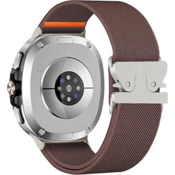 Ostatní příslušenství k chytrým hodinkám VSECHNONAMOBIL 118145 NEXUS Nylonový řemínek pro Samsung Galaxy Watch8 / Watch8 Classic tmavě fialový