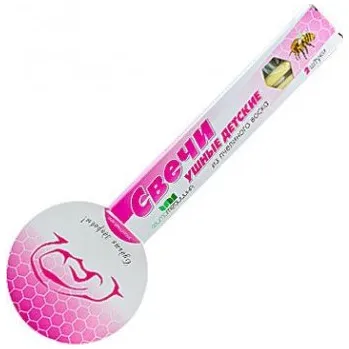 Svíčka Svíčky do uší pro děti se včelím voskem 2ks TML K018