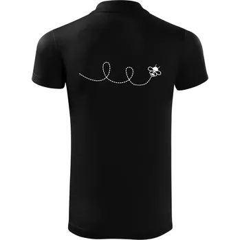 Pánská košile Dráha letu včely - smyčka - Polokošile Victory sportovní (dresovina) - S ( Černá )