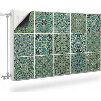 Obraz MAGNETICKÁ podložka Zelená Marocká Mozaika 110x60